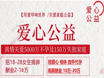 临湘捐卵助孕生子 爱心志愿者招募